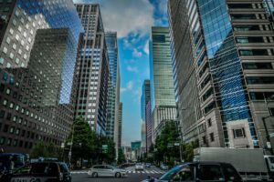 大阪市大手町のオフィス街